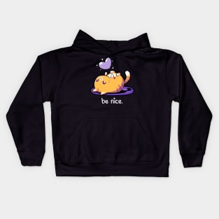 Cute Funny Cat Lover Artwork Kids Hoodie